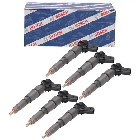 6x BOSCH 0445115070 Einspritzd&uuml;se f&uuml;r BMW E90-93 E60 E61 E65 X3 E83 X5 E70 M57 13537792721