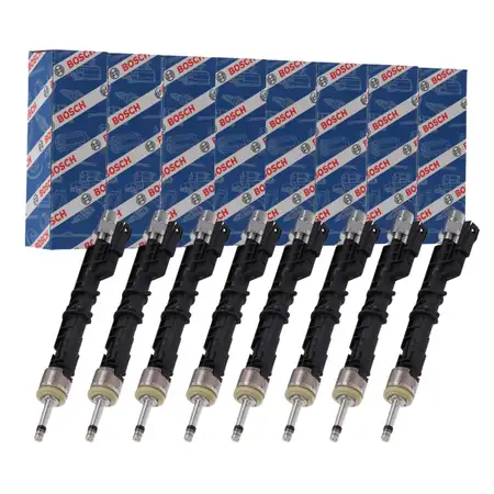 8x BOSCH 0261500485 Einspritzventil f&uuml;r BMW M50i N63 M5 M8 X5M X6M XM S63 S68 13647852362