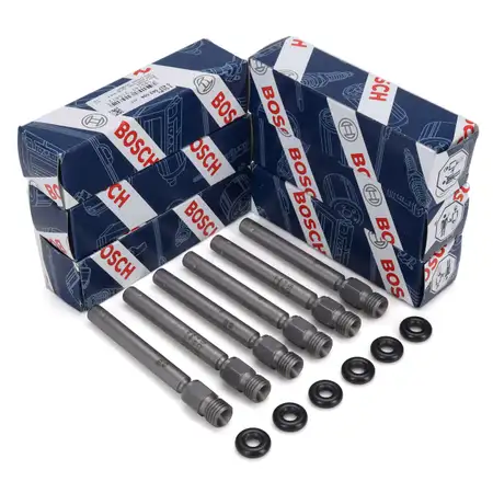 6x BOSCH fuel injectors + O-rings for PORSCHE 911 2.7/3.0 SC / Carrera 150&ndash;204 hp