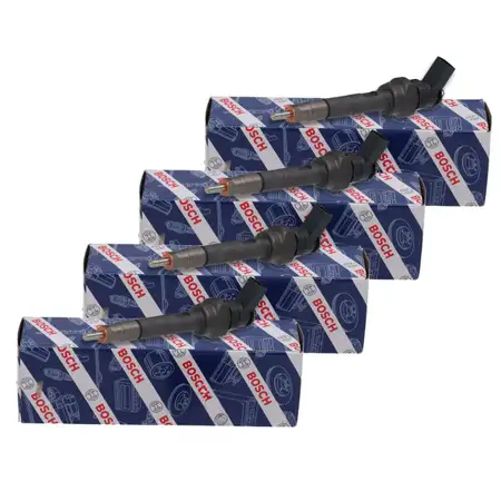 4x BOSCH 0445110601 Einspritzd&uuml;se f&uuml;r BMW E81-88 F20-22 E90/91 F30-34 X1 N47 13537798446