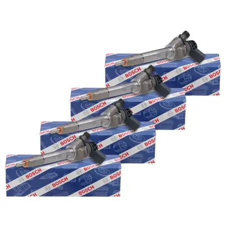 4x BOSCH 0445110599 Einspritzd&uuml;se f&uuml;r BMW F20 F21 bis 05.2015 MINI R60 R61 N47 13538515060