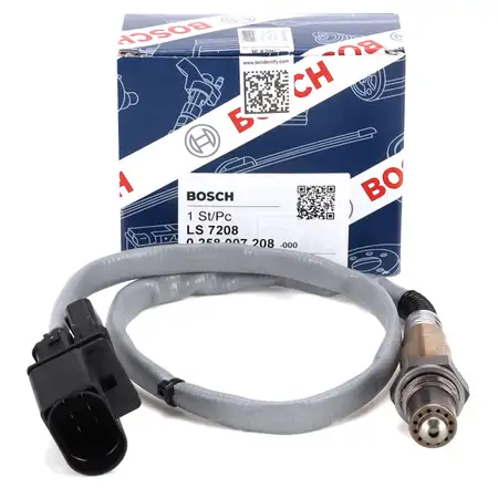 BOSCH 0258007208 Lambdasonde VOR KAT f&uuml;r BMW 5er E60 E61 E63 E64 7er E65 N62 11787521705