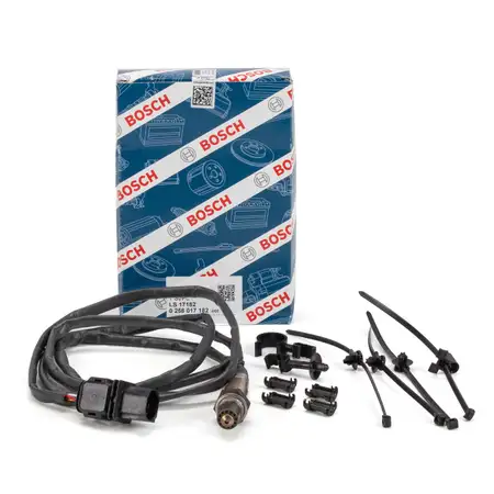 BOSCH 0258017182 Lambdasonde VOR Kat f&uuml;r PORSCHE Cayenne 92A Panamera links 95860613300