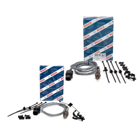 2x BOSCH VOR Kat Lambdasonde f&uuml;r VW AUDI Q7 (4LB) 4.2 TDI quattro 326/340 PS ab 06.2009