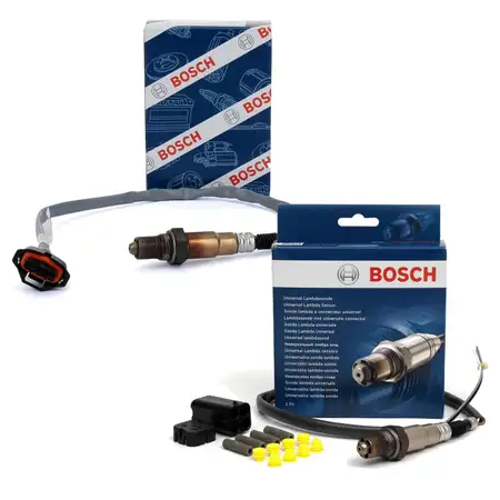 2x BOSCH VOR+NACH Kat Lambdasonde f&uuml;r OPEL Agila A 1.0 12V Astra G Corsa C 1.2 16V