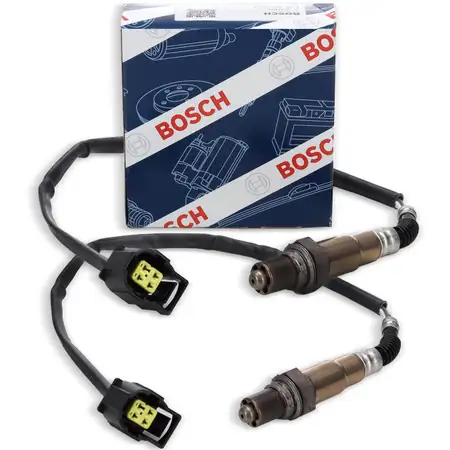 2x BOSCH VOR+NACH Kat Lambdasonde f&uuml;r JEEP Grand Cherokee 3 4 SMART ForTWo 451 1.0