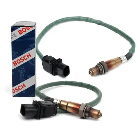 2x BOSCH VOR Kat Lambdasonde f&uuml;r MERCEDES E-Klasse W212 E500 bis 08.2011 C219 CLS63AMG