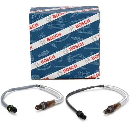 2x BOSCH NACH Kat Lambdasonde f&uuml;r BMW E81-88 E90-93 X1 E84 X3 E83 X5 E70 Z4 N52 N53 N54