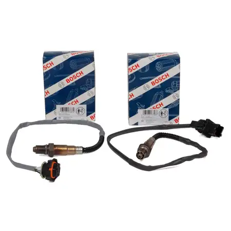 2x BOSCH VOR+NACH Kat Lambdasonde f&uuml;r PORSCHE 996 3.6 S / Turbo 4 / 4S M96.70 Carrera GT