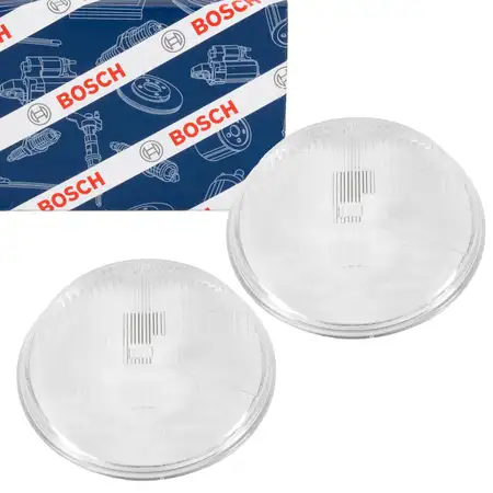 2x BOSCH 1305614005 H4 Scheinwerferglas Streuscheibe f&uuml;r PORSCHE 911 964 91163192702