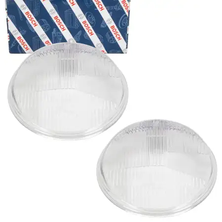 2x BOSCH 1305614010 H1 Scheinwerferglas Streuscheibe f&uuml;r PORSCHE 911 912 66-71 91163111100