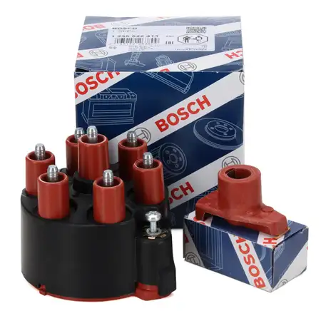 BOSCH Verteilerkappe + BOSCH Verteilerfinger f&uuml;r PORSCHE 964 993 3.6/3.8 Carrera