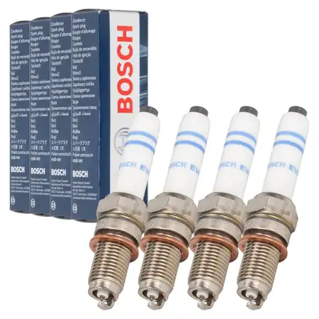 4x BOSCH 021145528 Z&uuml;ndkerze f&uuml;r VW Golf 7 8 Passat Polo 5 Tiguan 1.2/1.4 TSI 04E905602D