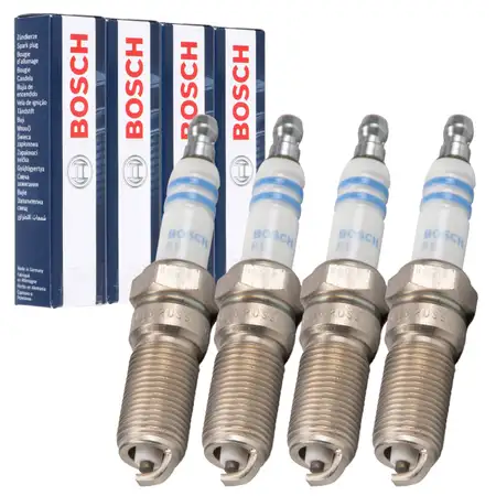 4x BOSCH 0242236633 Z&uuml;ndkerze f&uuml;r FORD C-Max Fiesta 6 KA+ 3 1.2-1.6