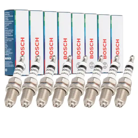 8x BOSCH 0242232501 FR78 Z&uuml;ndkerze f&uuml;r BMW E34 E39 E60/61 E63/64 E32 E38 E65-67 E31 X5 E53