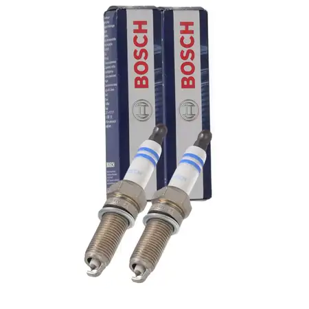 2x BOSCH 0242135554 Z&uuml;ndkerze f&uuml;r FIAT 500/C Panda 312_ 319_ 0.9 60/65 PS bis 12.2018