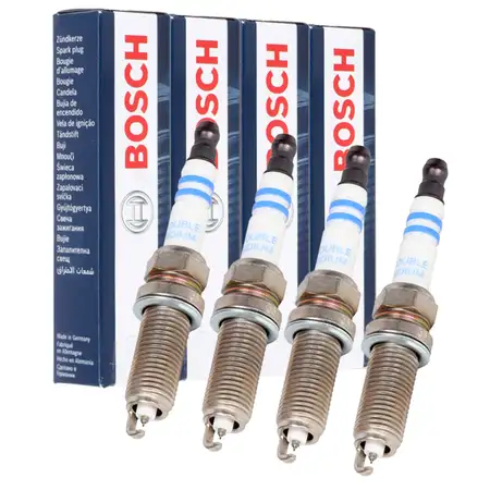 4x BOSCH 0242135529 Z&uuml;ndkerze f&uuml;r MAZDA 2 3 6 CX-3 CX-30 CX-5 CX-60 CX-80 MX-5 1.5 2.0 2.5