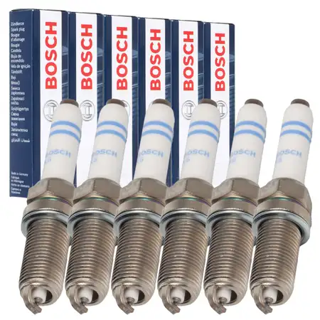 6x BOSCH FR5NPP332S 0242245585 Z&uuml;ndkerze f&uuml;r PORSCHE Cayenne 92A Macan 95B Panamera 970
