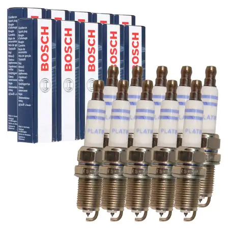 10x BOSCH FR5KPP332S 0242245576 Z&uuml;ndkerze f&uuml;r AUDI R8 5.2 FSI 525-610 PS 06H905611