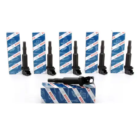 6x BOSCH 0221504470 Z&uuml;ndspule f&uuml;r BMW E82 E88 E90-93 E60 E61 X3 X5 X6 N51-N54 12137594937