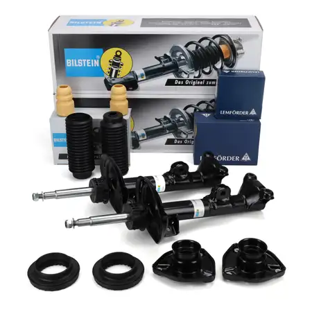 2x BILSTEIN B4 Sto&szlig;d&auml;mpfer + Staubschutz + Domlager f&uuml;r MERCEDES C-Klasse W204 S204 vorne