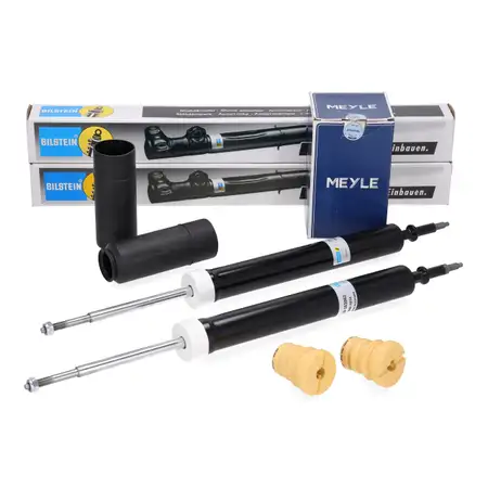2x BLSTEIN B4 Gasdruck Sto&szlig;d&auml;mpfer + MEYLE Staubschutz f&uuml;r BMW X1 E84 xDrive hinten