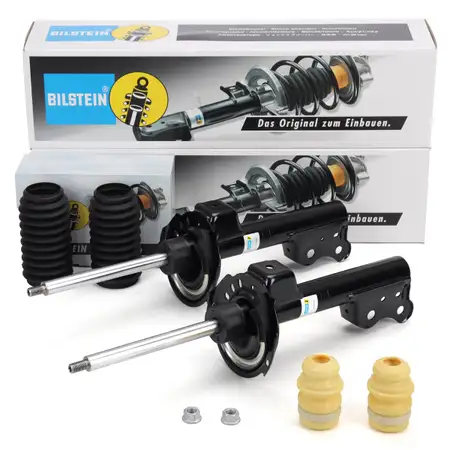 2x BILSTEIN B4 shock absorbers + B1 mud flaps for Mercedes B-Class standard front suspension