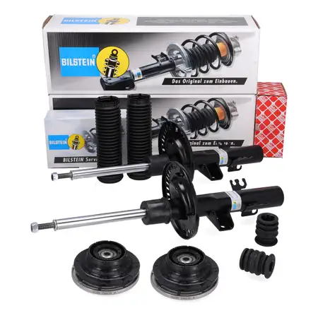 2x BILSTEIN B4 Sto&szlig;d&auml;mpfer + B1 Staubschutz + Domlager f&uuml;r VW Multivan T6 bis 09.19 vorne