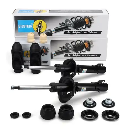 2x BILSTEIN B4 Sto&szlig;d&auml;mpfer + Staubschutz + Domlager f&uuml;r AUDI A3 VW GOLF 4 vorne