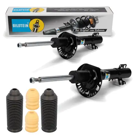 2x BILSTEIN B4 shock absorbers + dust covers + stop buffers for AUDI A1 8X (model year 2014 and later), front