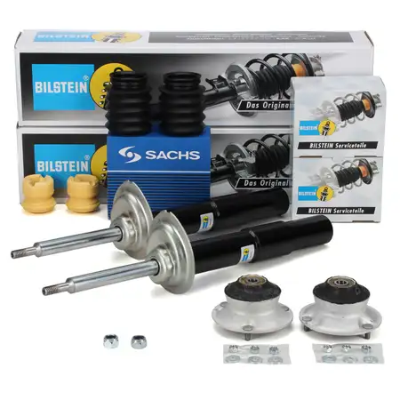 2x BILSTEIN B4 Sto&szlig;d&auml;mpfer + B1 Staubschutz + Domlager f&uuml;r BMW 5er E60 mit M-Technik vorne