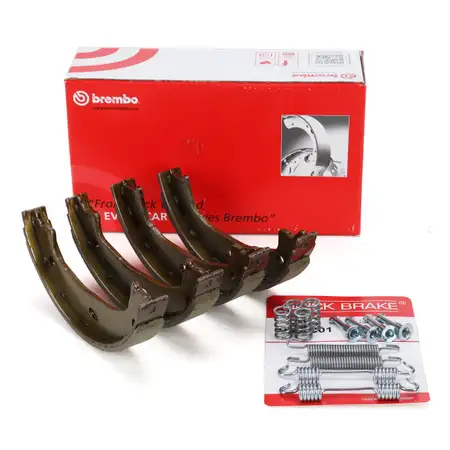 BREMBO Bremsbacken + Zubeh&ouml;r Satz f&uuml;r BMW E81-88 F20-23 E46 E90-93 F30/31 F32/36 Z4 E85