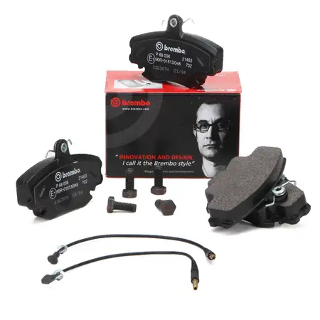 BREMBO Bremsbel&auml;ge + Warnkontaktkabel f&uuml;r DACIA NISSAN LADA PEUGEOT RENAULT vorne