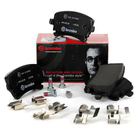 BREMBO P85076 Bremsbel&auml;ge f&uuml;r AUDI A4 B6 B7 A6 C5 C6 A8 D3 4E VW Transporter T5 hinten