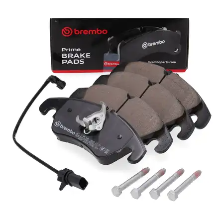 BREMBO Bremsbelagsatz Scheibenbremse Satz f&uuml;r AUDI A6 C7 A7 Q5 vorne 8R0698151S