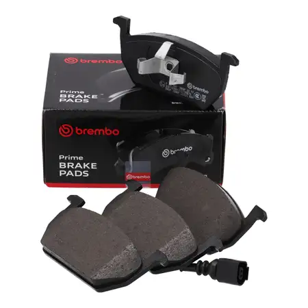 BREMBO P85137 Bremsbel&auml;ge + Sensor f&uuml;r VW Golf 7 A3 8V Leon 5F Octavia 3 vorne 5Q0698151T
