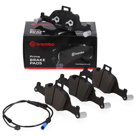 BREMBO P06107 Bremsbel&auml;ge + Warnkontaktsensor f&uuml;r BMW X5 G05 X6 G06 ohne M-Technik vorne