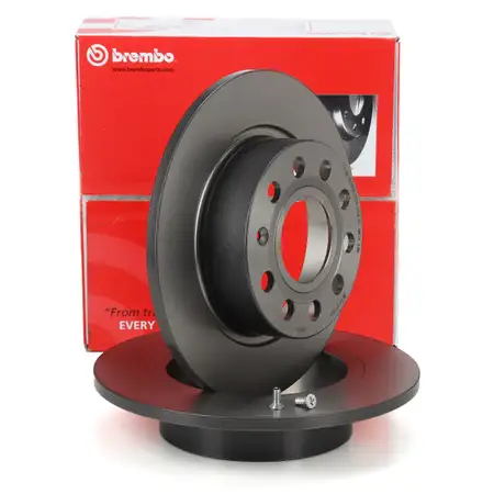 BREMBO 08.9502.11 Bremsscheiben f&uuml;r AUDI A3 SEAT SKODA VW Golf 5 6 Jetta hinten