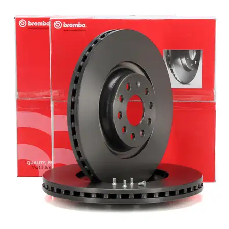 BREMBO Bremsscheiben Satz f&uuml;r VW Golf 7 8 GTI/R AUDI S3 8V 8Y SQ2 GA vorne