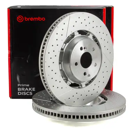 BREMBO 09.B848.33 Bremsscheiben Satz f&uuml;r MERCEDES W205 W213 10/C253 63AMG vorne 2314211812