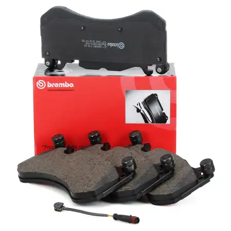 BREMBO P50142 Bremsbel&auml;ge + Sensor f&uuml;r MERCEDES W204 W205 W211 W212 W221 W222 AMG vorne