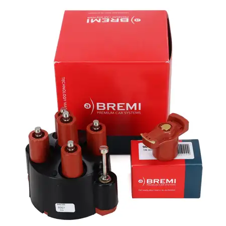 BREMI Verteilerkappe + Verteilerfinger f&uuml;r MERCEDES W124 S124 C124 200 E E M102 ohne KAT