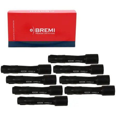 8x BREMI Z&uuml;ndkerzenstecker f&uuml;r BMW E36 E46 E34 E39 E32 E38 E31 Z3 Z8 X5 E53 12131730521