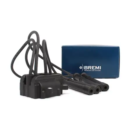 BREMI 20167 Ignition Coil + Ignition Cable Set for RENAULT Clio 2, Kangoo, Thalia, Twingo 1 1.2 16V 75