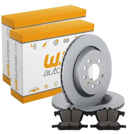 Bremsscheiben + Bremsbel&auml;ge f&uuml;r OPEL Signum CC Vectra C SAAB 9-3 (YS3F) 16 Zoll hinten