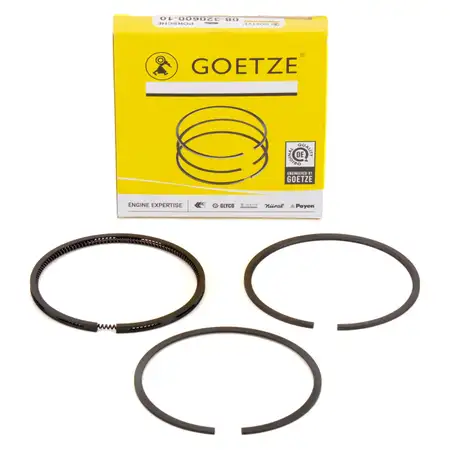 GOETZE 08-320600-10 Kolbenringsatz f&uuml;r PORSCHE 356 C 1600 SC 912 1.6 90/95 PS 61610390705