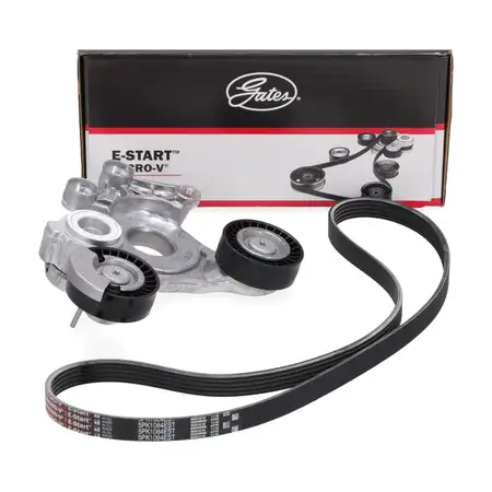 GATES Keilrippenriemensatz f&uuml;r FIAT 500 500C 312 Panda 312 319 bis 2024 1.0 Mild Hybrid