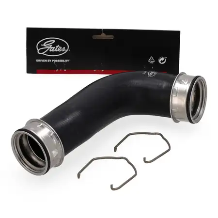 GATES Ladeluftschlauch f&uuml;r VW Golf 5 Caddy 3 AUDI A3 SKODA Octavia 2 1.9/2.0D 3C0145832D