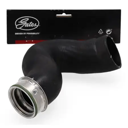 GATES Ladeluftschlauch f&uuml;r VW Golf 5 Caddy 3 AUDI A3 SKODA Octavia 2 1.9/2.0D 3C0145834M