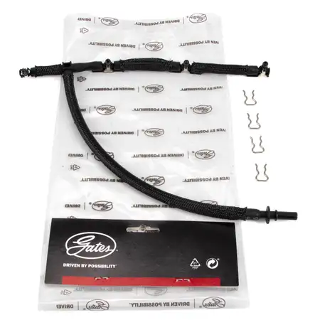 GATES MFL1369 Schlauch Leckkraftstoff f&uuml;r CITROEN C4 CACTUS PEUGEOT 208 1 2 1.2 9824723180